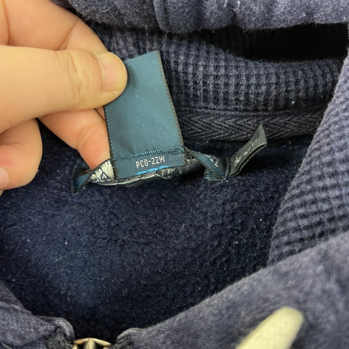 110 폴로랄프로렌 와플 네이비 후드집업 상품이미지5