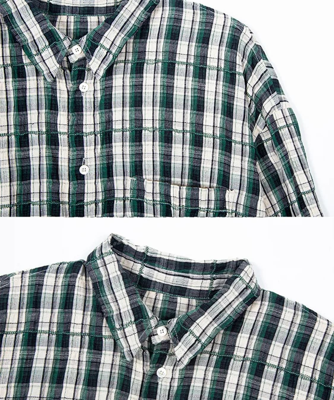 애니타임로릭 셔츠 L Iris shirt-Green 상품이미지6