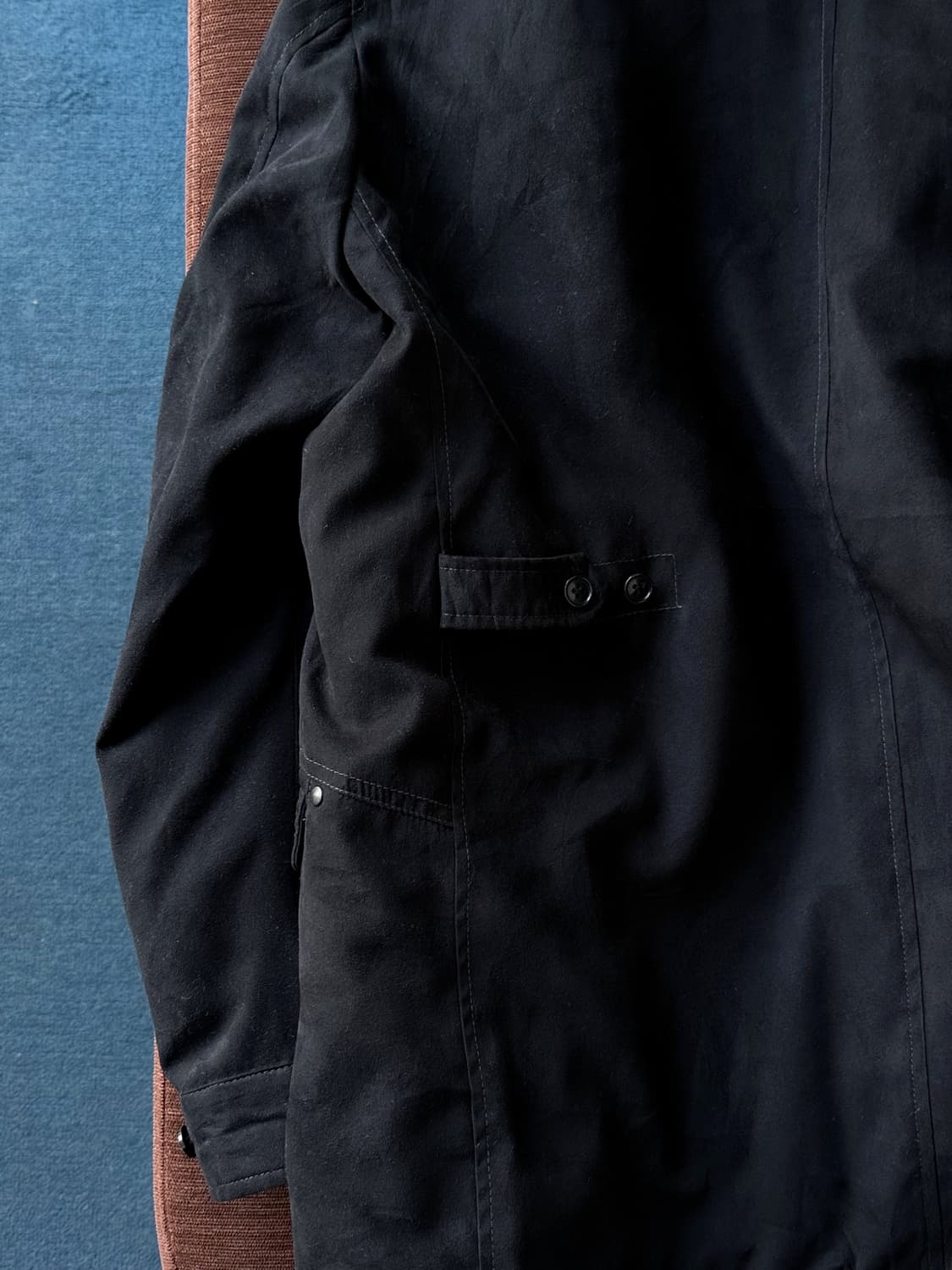 Stand collar soft touch volume blouson 상품이미지10