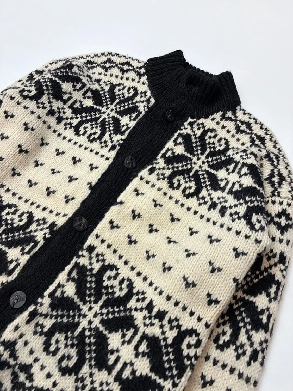 폴로 랄프로렌 90s 에스닉 패턴 핸드메이드 니트 가디건 PN5135 상품이미지2