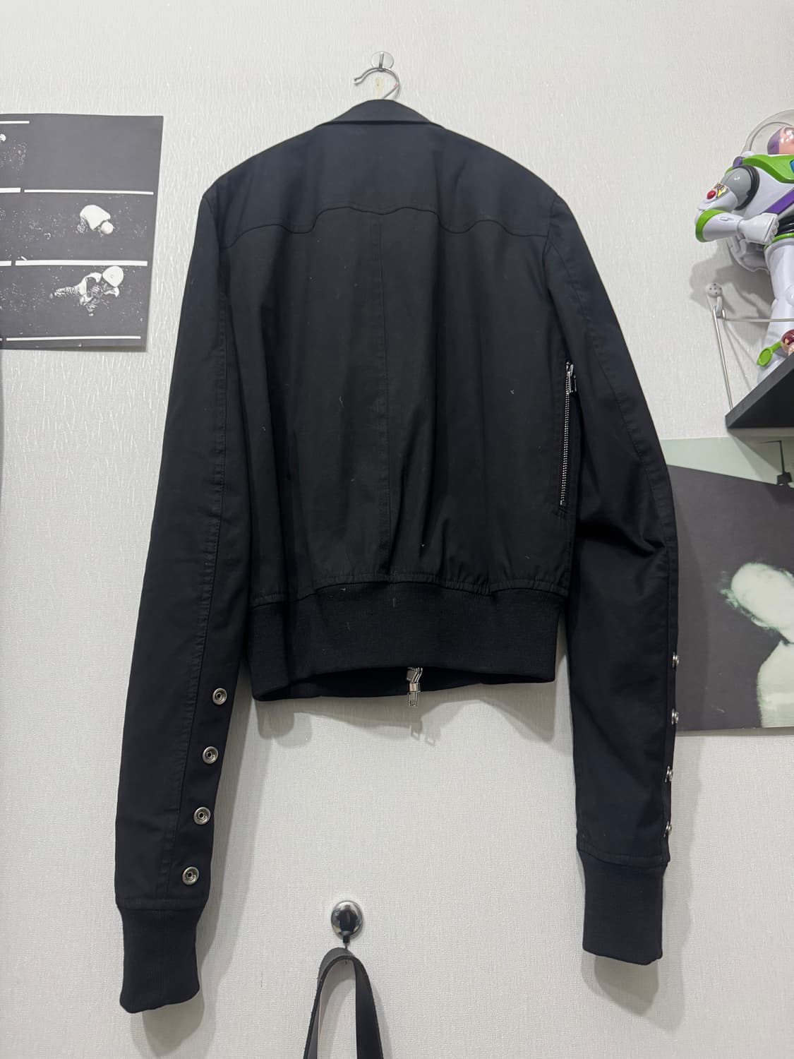 [50] (플리키뱅 착용 )릭오웬스 17ss 글리터 봄버 상품이미지4