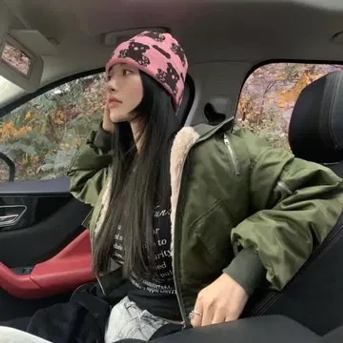 페일제이드 크롭 봄버 퍼 항공점퍼 상품이미지1