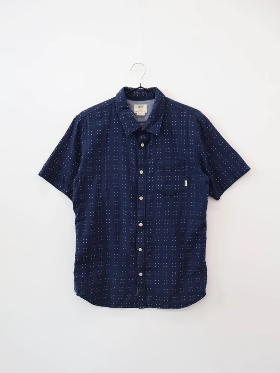Vans Tailored Fit Dot Shirt Navy 상품이미지4
