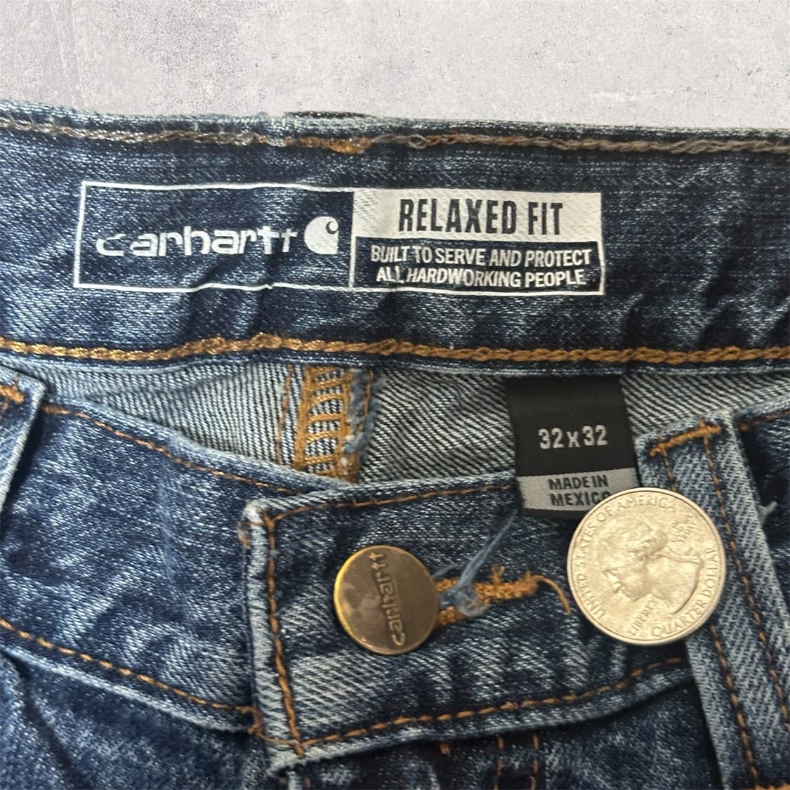 칼하트 Mexico 데님 팬츠 릴렉스드 핏 32 상품이미지6