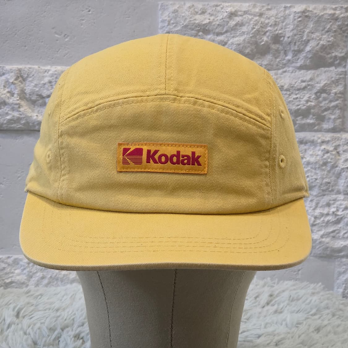 p7-10:Kodak 빈티지 옐로우 로고 캡 🎞 포인트 스트릿룩 상품이미지2