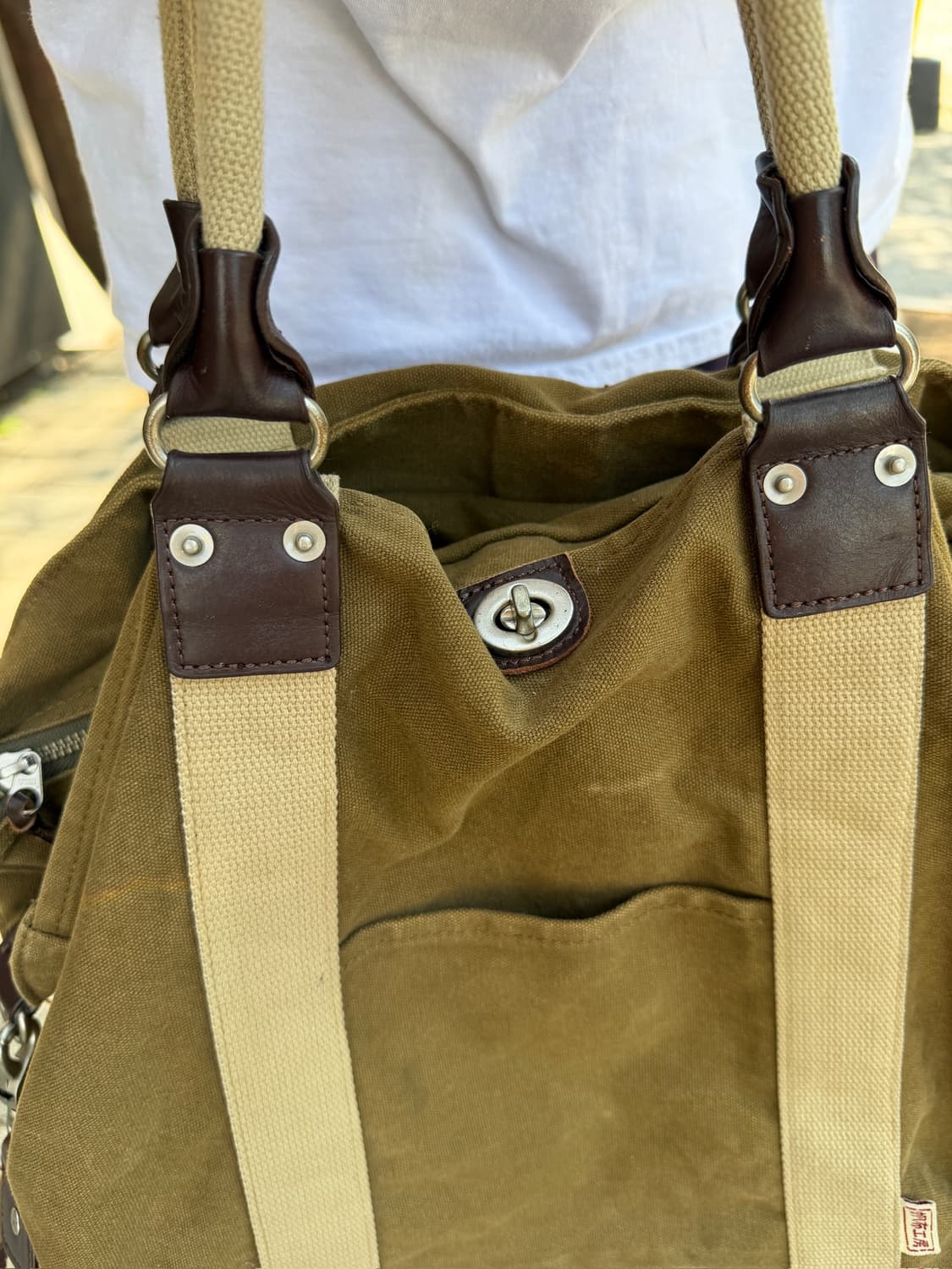 Hanpu Kobo Vintage Canvas Tote Bag 상품이미지5