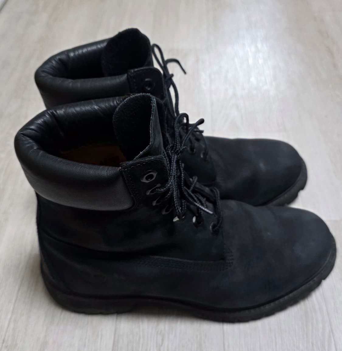 [255~260]팀버랜드 6인치 워터프루프 블랙부츠 상품이미지1