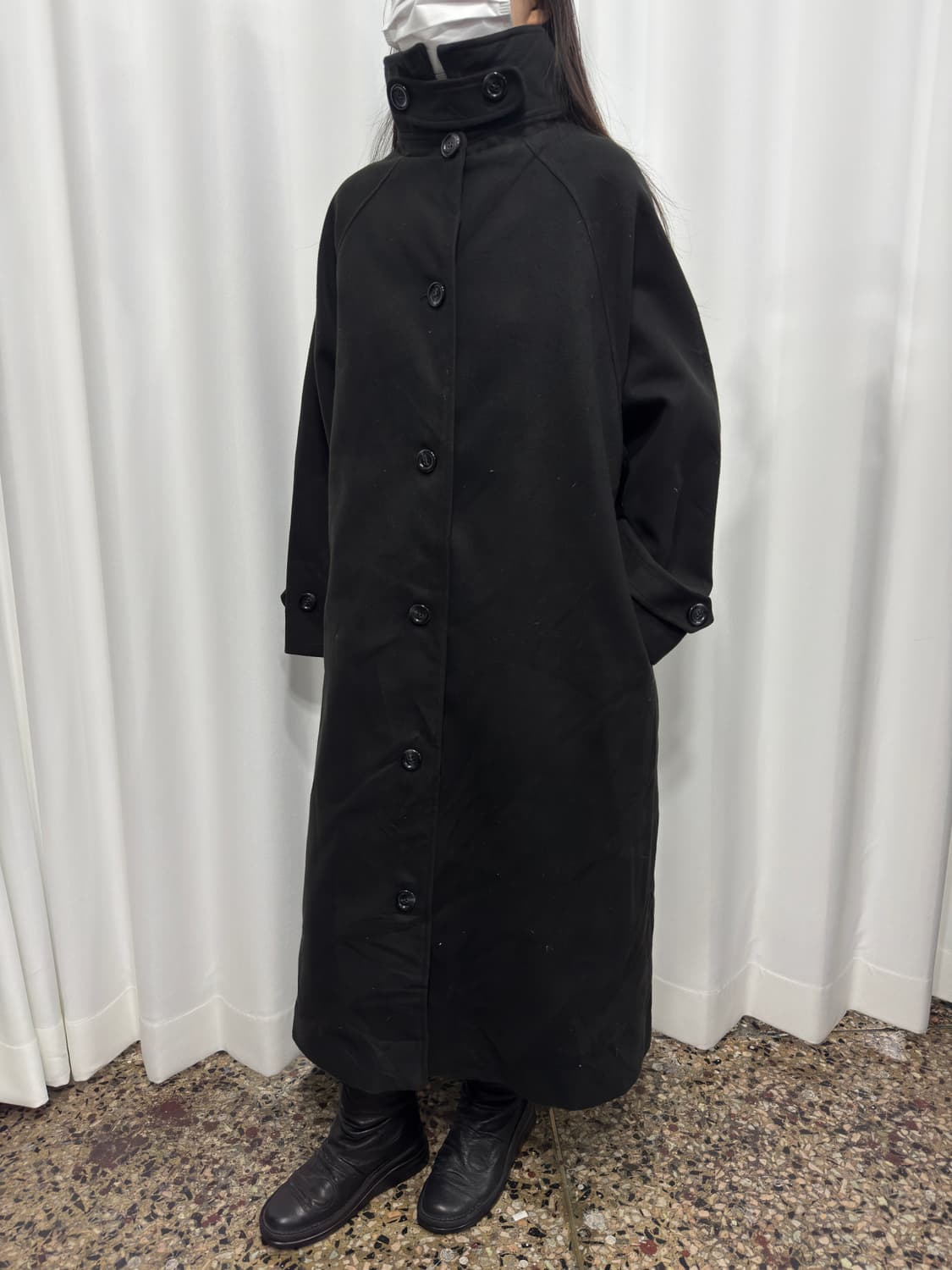 nuelu button maxi coat 상품이미지6