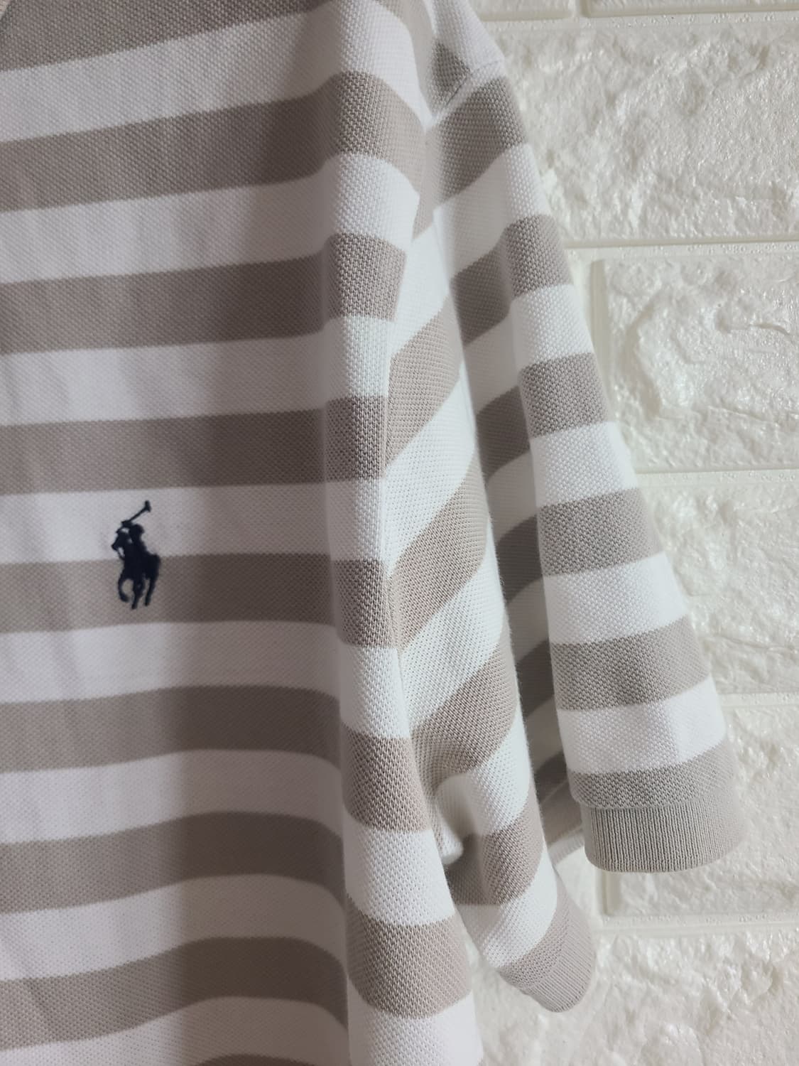 폴로 랄프로렌 스트라이프 반팔 카라티(라지) 상품이미지3