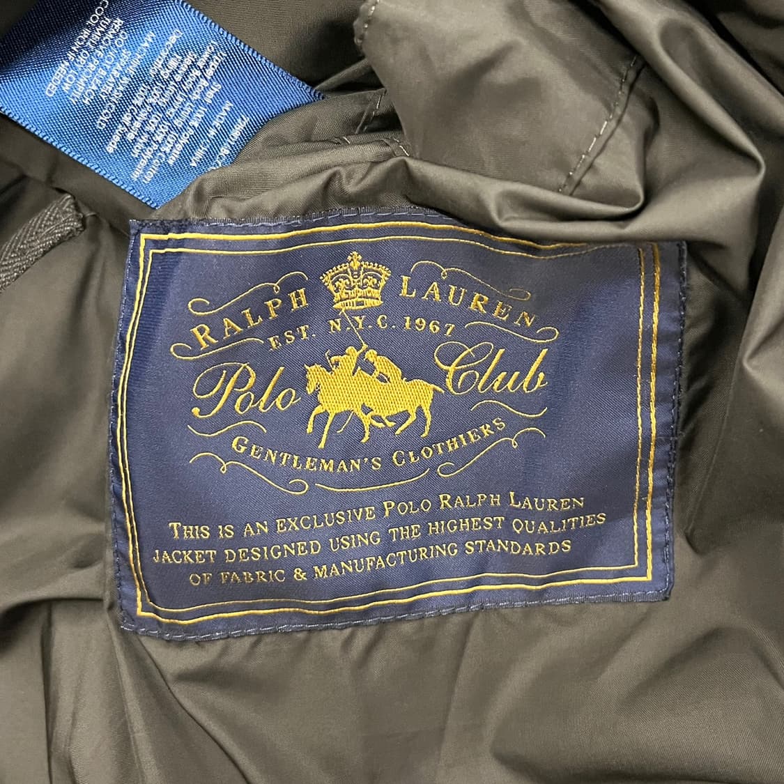 [정품/S] 폴로 랄프로렌 퀼팅 자켓 코듀로이 카키 b15 상품이미지7