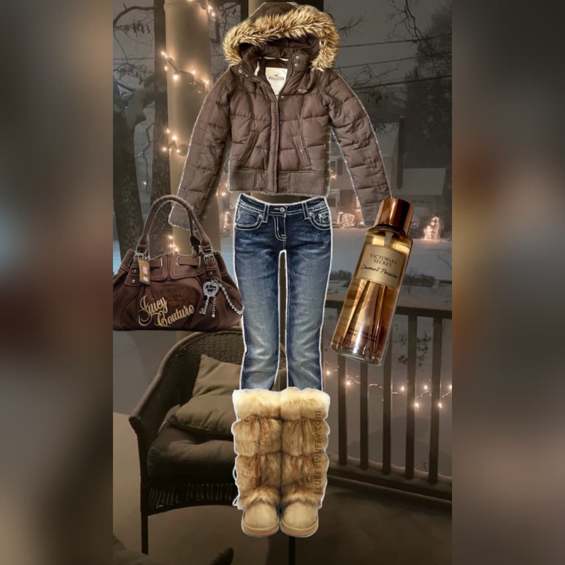 유일매물)홀리스터 울프죠 패딩 상품이미지2