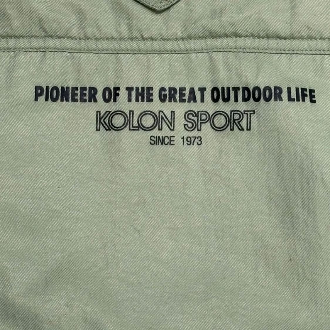 KOLON SPORT 멀티포켓 피싱 베스트 카키 90 상품이미지9