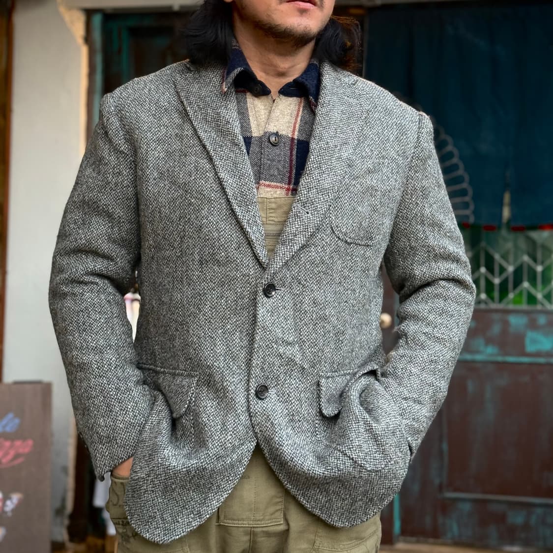 해리스트위드 ORB마크 100주년 기념 탑벨류 자켓 LL 상품이미지7