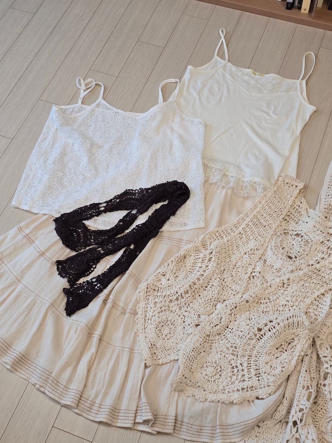 일본빈티지 아이보리 셋업 6pc 상품이미지4