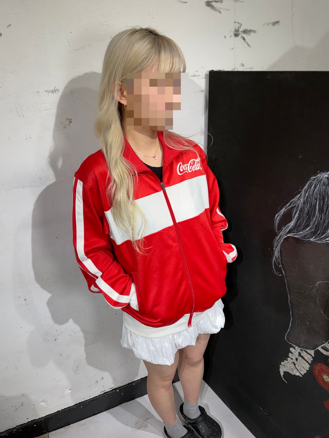 코카콜라 갸루 집업 져지  상품이미지4