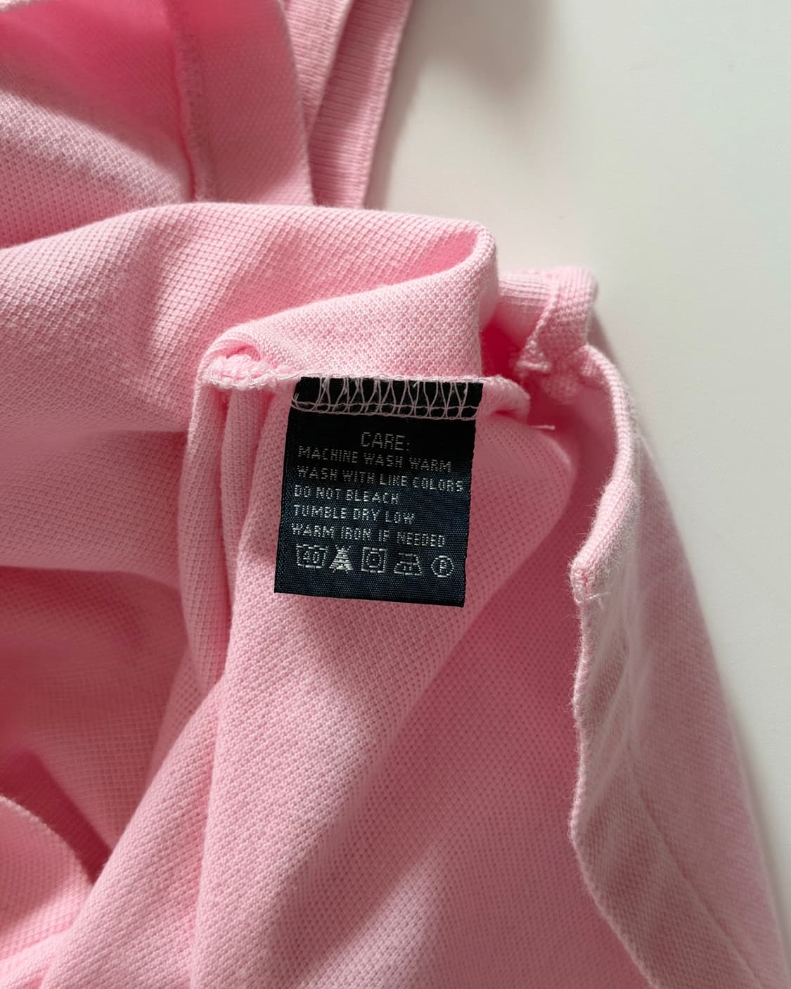 Polo 랄프로렌 우먼 베이비핑크컬러 PK 카라티셔츠 상품이미지6