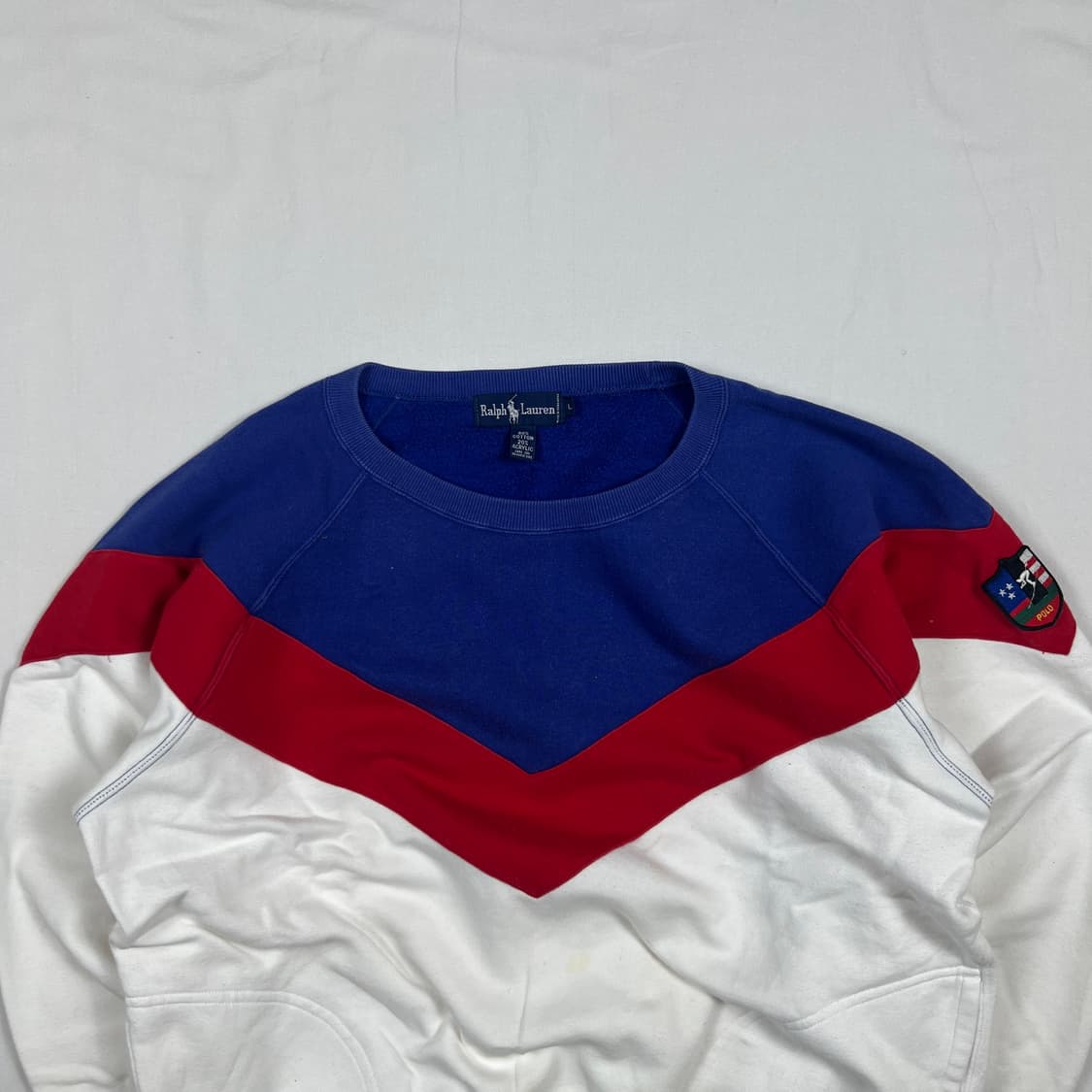 90’s 폴로랄프로렌 polo 수이사이드 스키 패치 맨투맨 상품이미지2