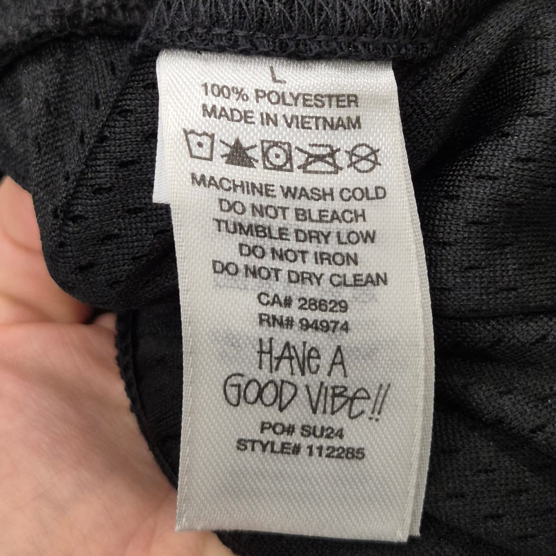 스투시 매쉬 쇼츠 빅 베이직 블랙 L 상품이미지8