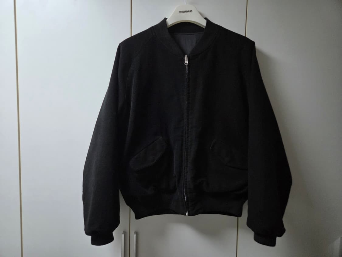 25FW 브라운야드 리버서블 몰스킨 블루종 블랙 4사이즈 상품이미지2