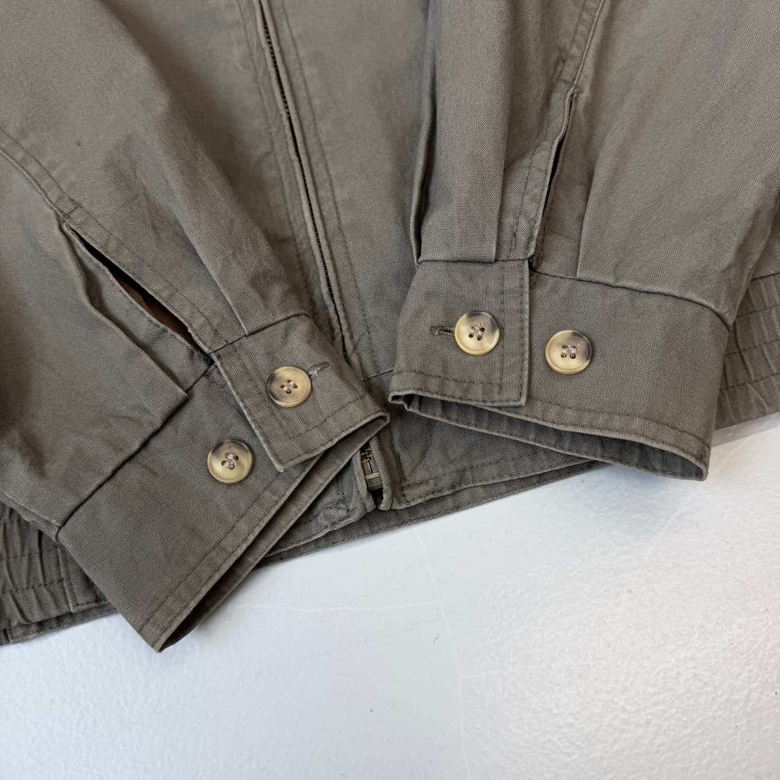 엘엘빈 90s 레더카라 A-2 워크 봄버 자켓 상품이미지5