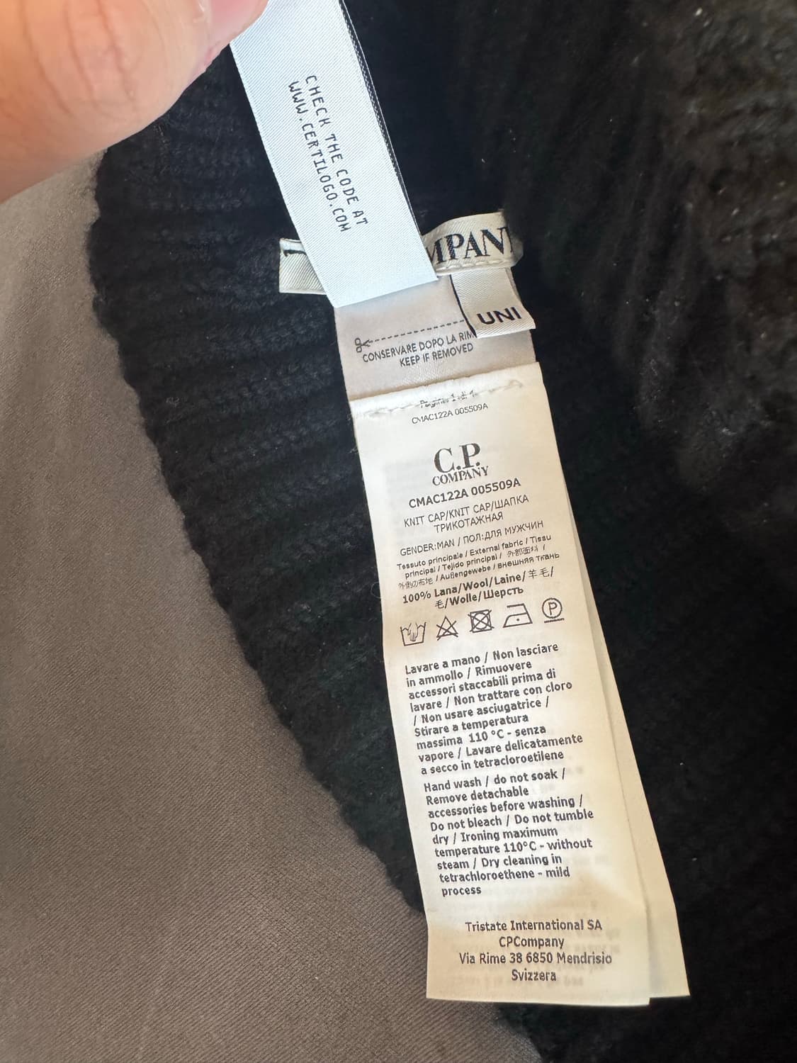 CP컴퍼니 고글 비니  상품이미지3