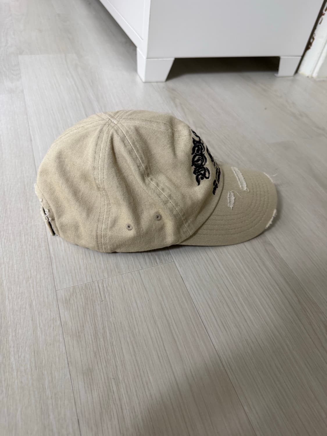 etce 볼캡 보이후드 디스트로이드 캡 베이지 상품이미지4