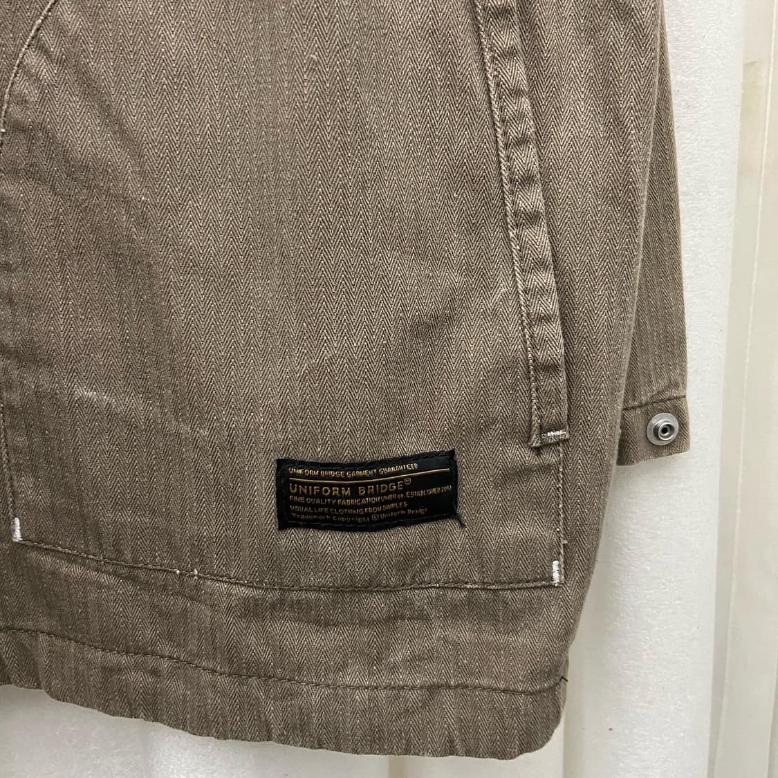 유니폼브릿지 브라운 코튼 아노락 상품이미지4