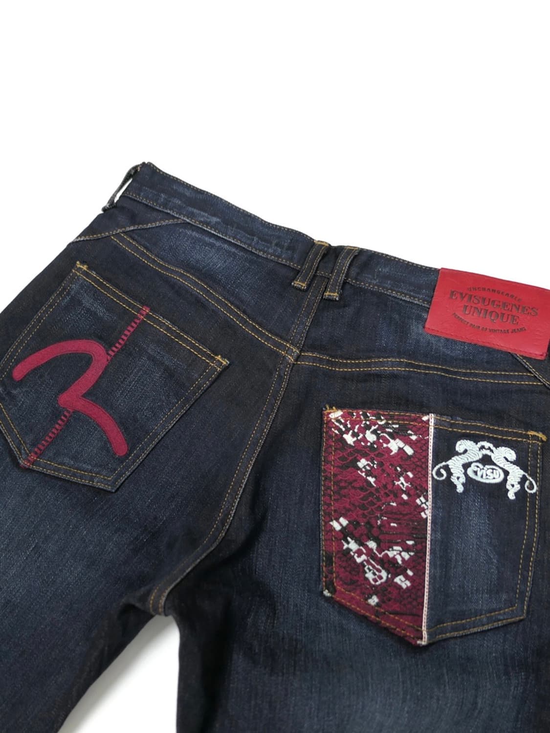 Evisu embroidered straight jeans 상품이미지2