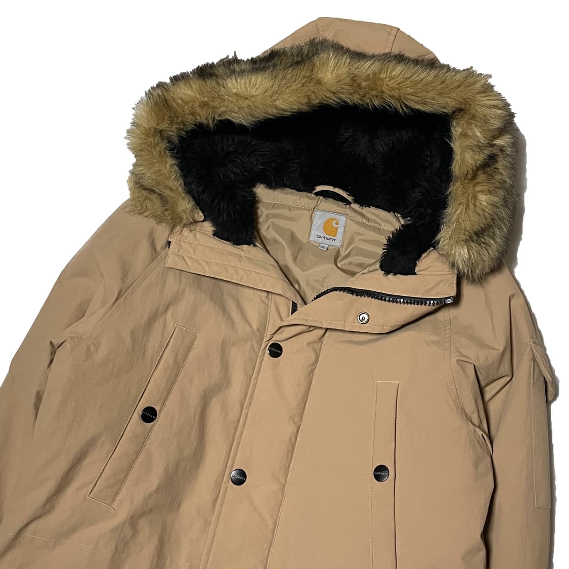 칼하트 앵커리지 베이지 패딩 파카 상품이미지3