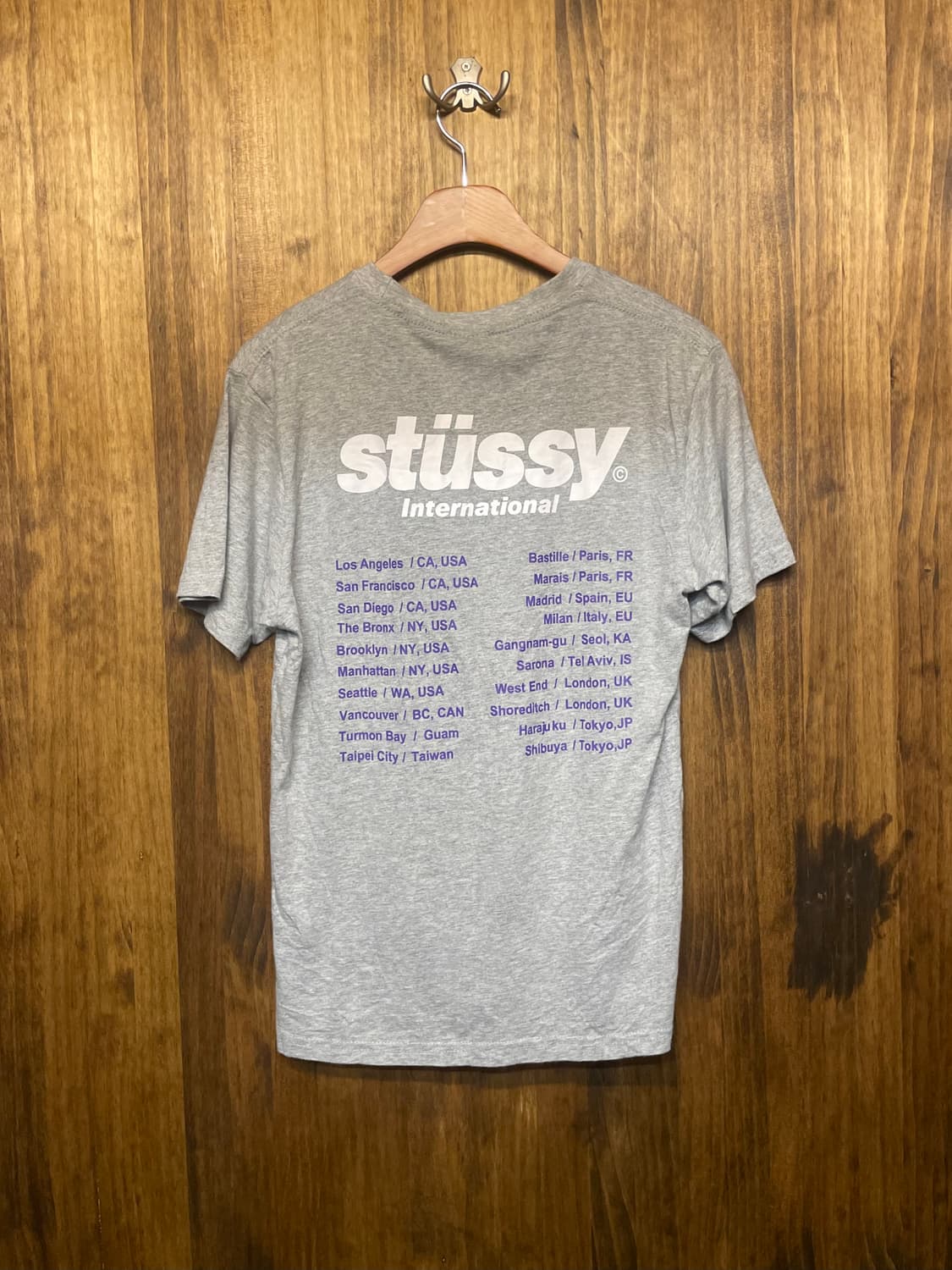 STUSSY printed short sleeve 상품이미지1
