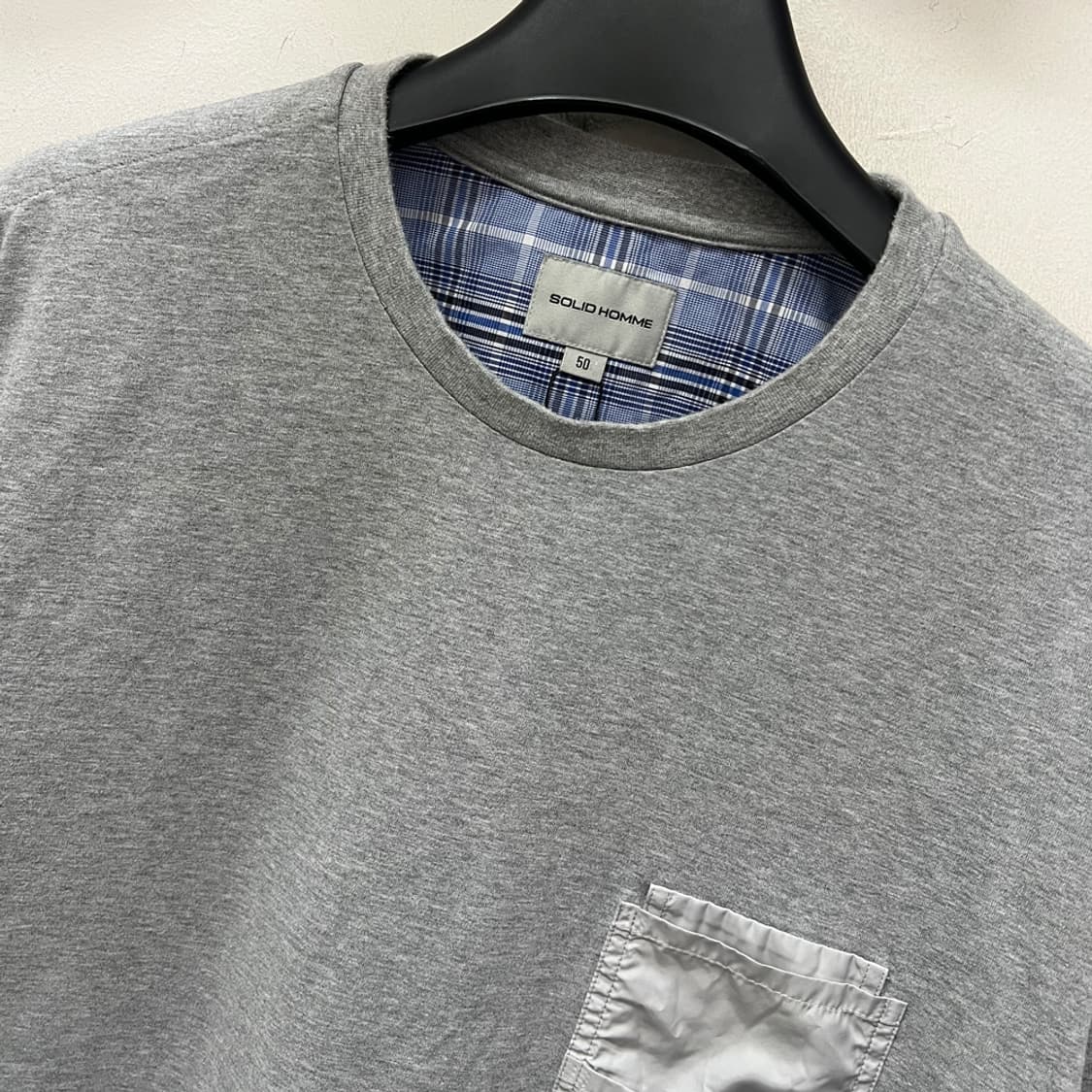 솔리드옴므 셔츠 레이어드 반팔티 105 상품이미지3