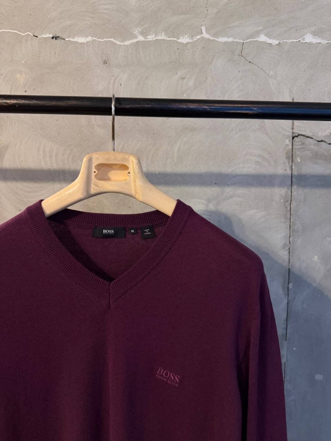 휴고보스 블랙라벨 브이넥 니트 100 상품이미지4