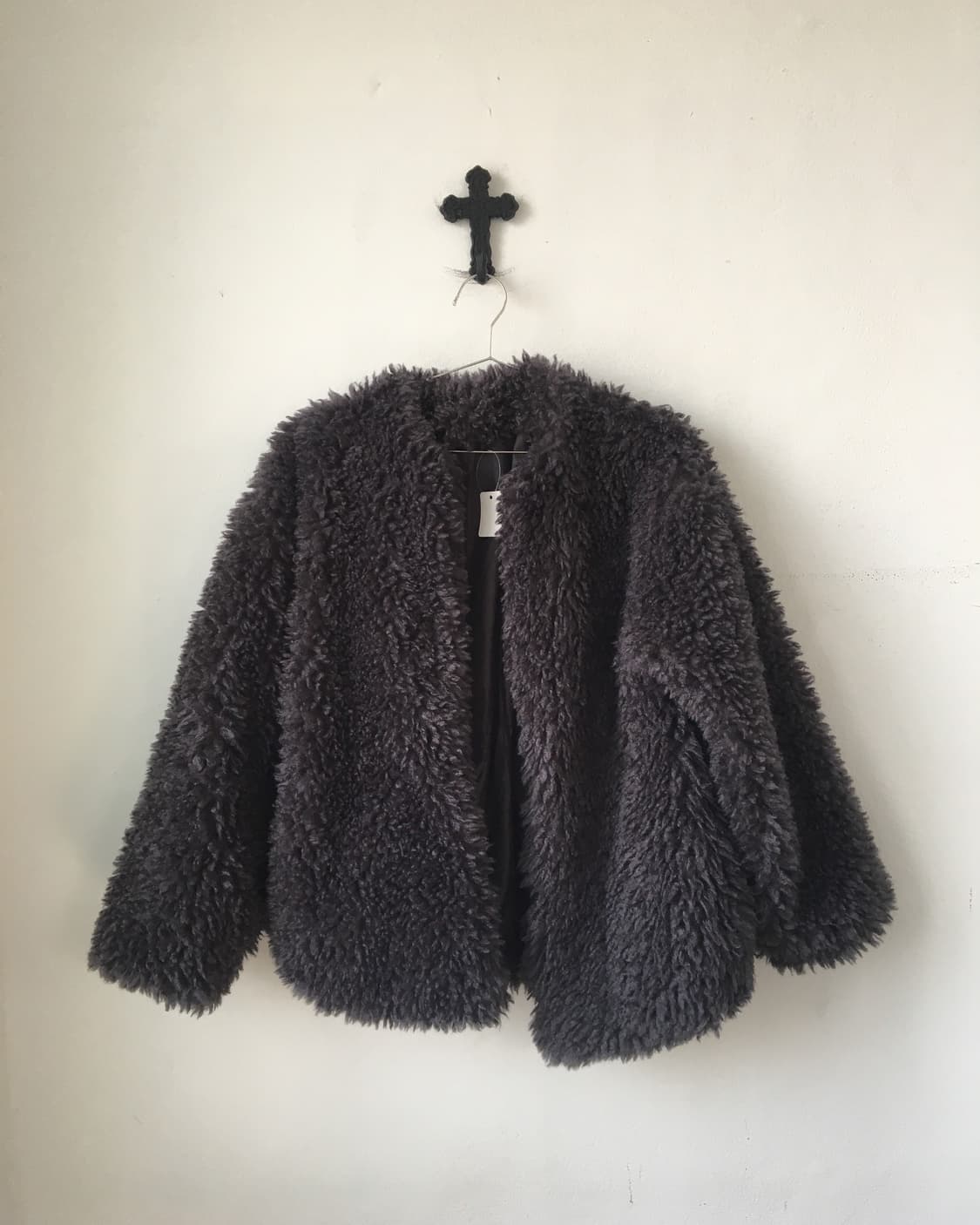 Fake fur open jacket 상품이미지2