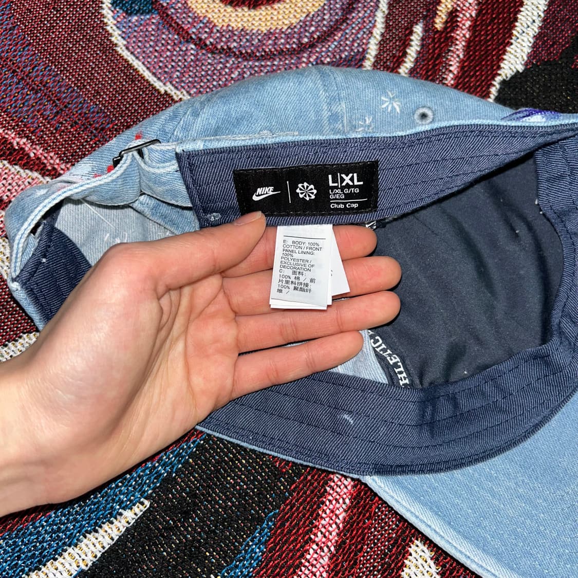 [Custom] 나이키 클럽 스우시 데님 캡 상품이미지9