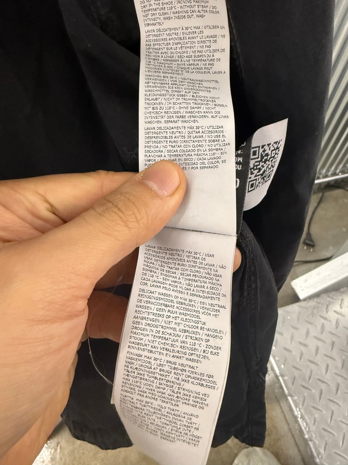 스톤아일랜드 정품 가먼트다잉 블랙 오버셔츠 자켓 L 상품이미지7