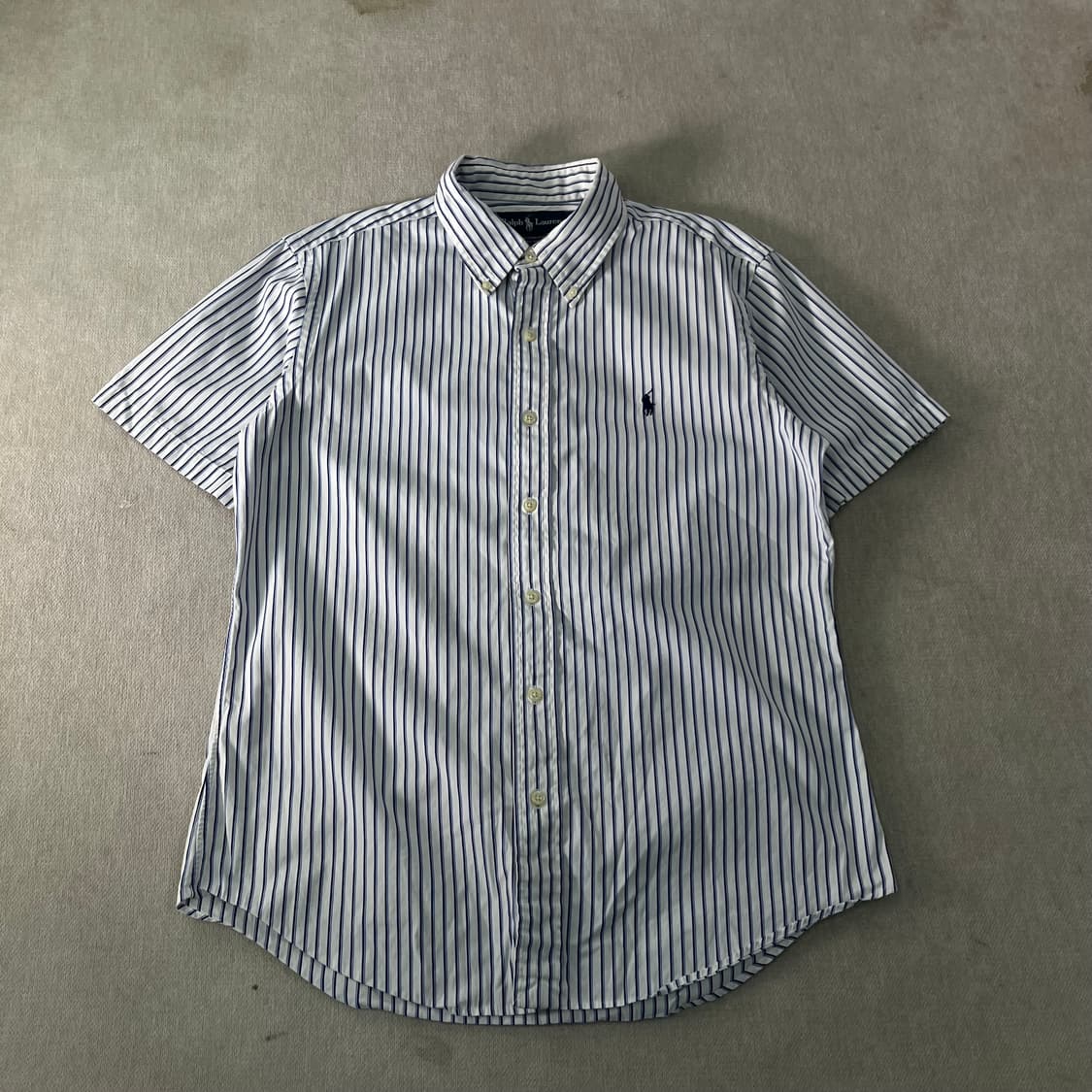 100 폴로랄프로렌 스트라이프 반팔 셔츠 상품이미지1