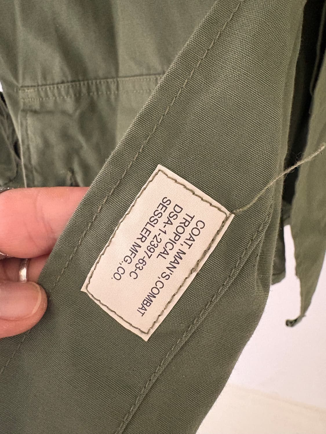 Sessler US Army Jungle Fartigue Jacket.  상품이미지7