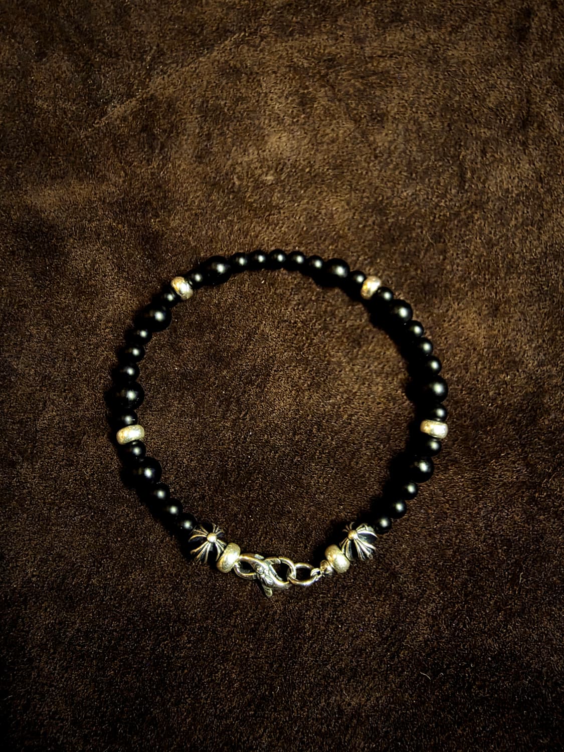 Black Onyx × Silver 925 Bracelet 상품이미지4