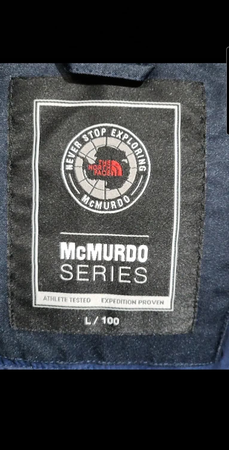 (L) 노스페이스 오리털 패딩점퍼 네이비 맥머도 다운자켓 후드  상품이미지3