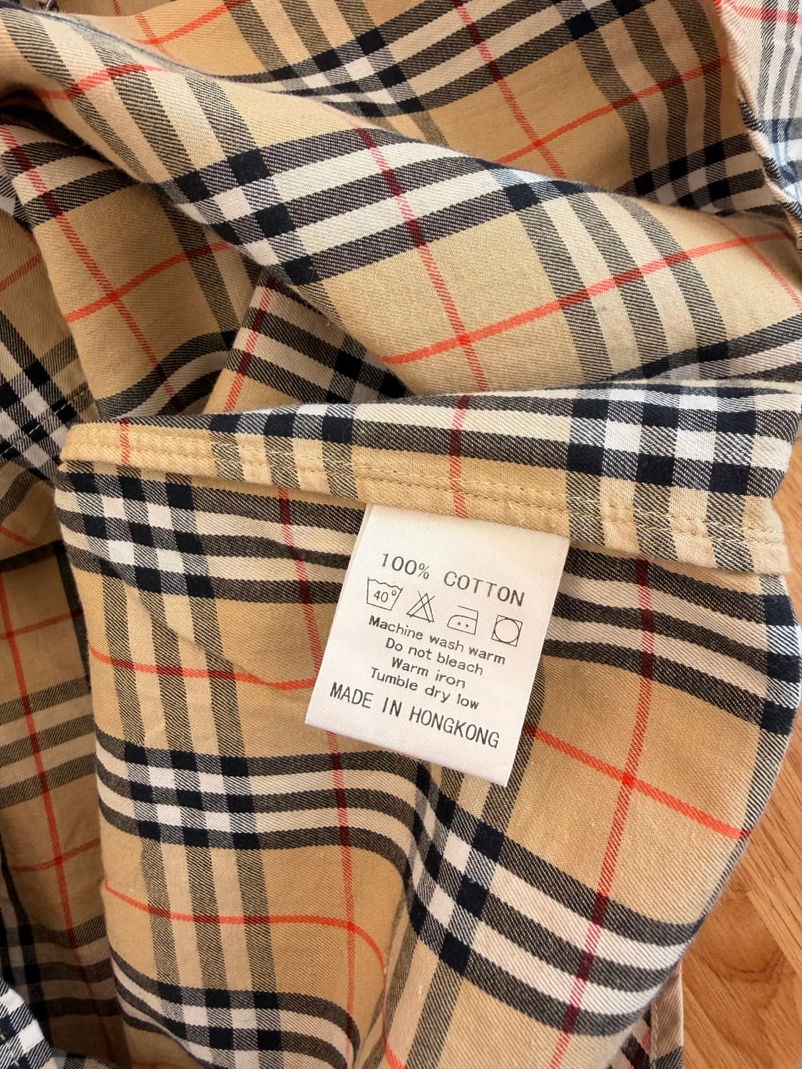 버버리 체크 셔츠 상품이미지6