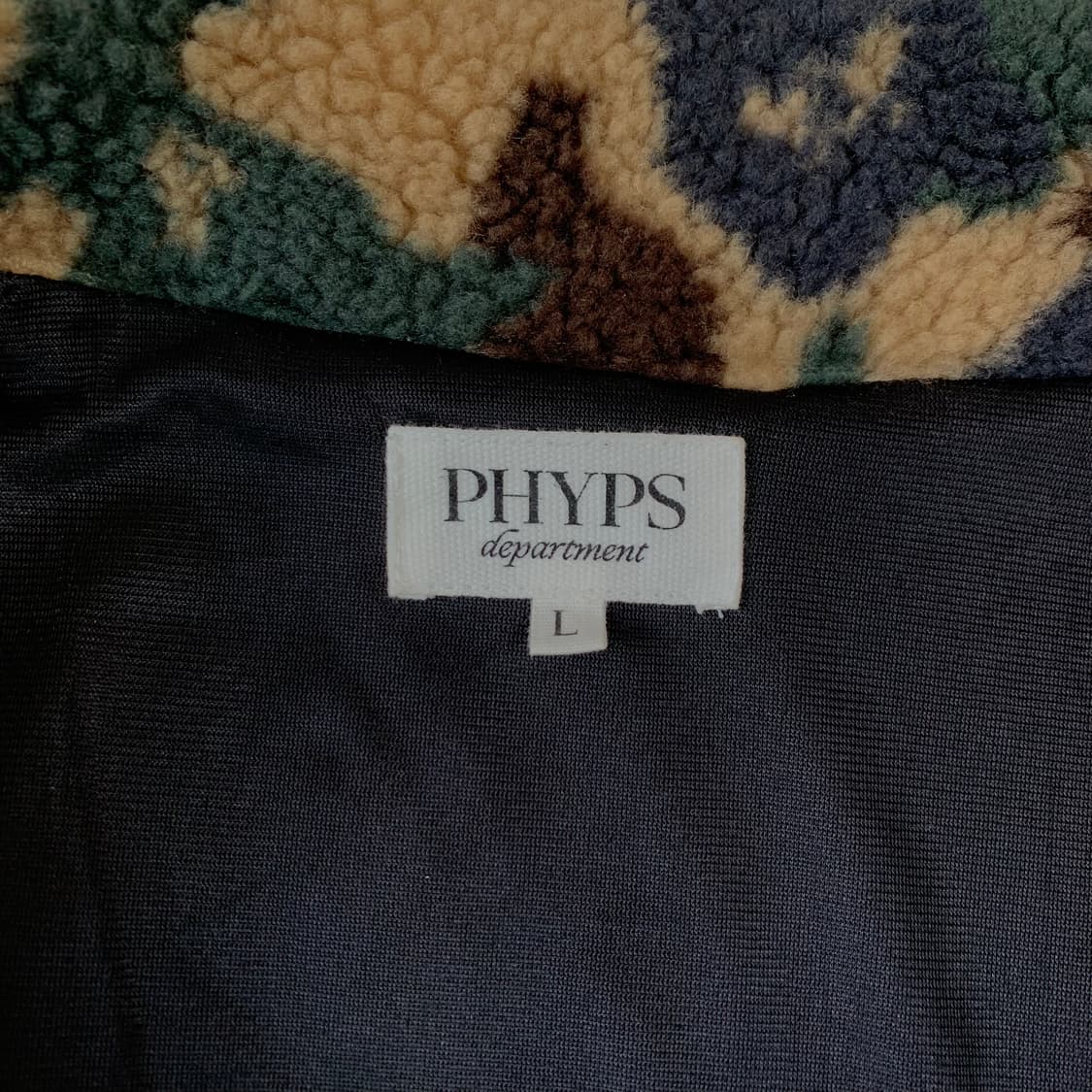 PHYPS 캡틴 베어 카모플라쥬 후리스 자켓 L 상품이미지5