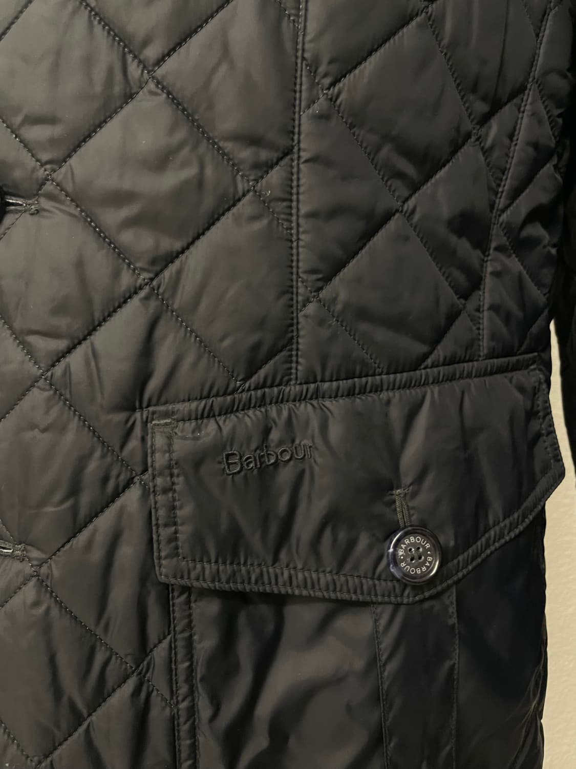 바버 (Barbour) 네이비 경량 패딩 XL 상품이미지6