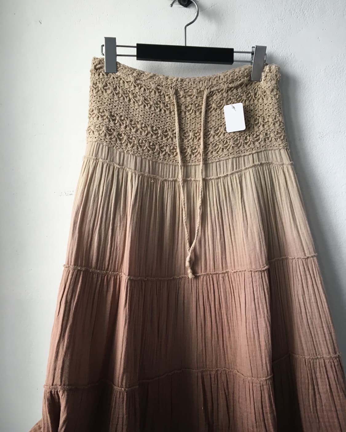 Crochet point Dyed skirt 상품이미지4