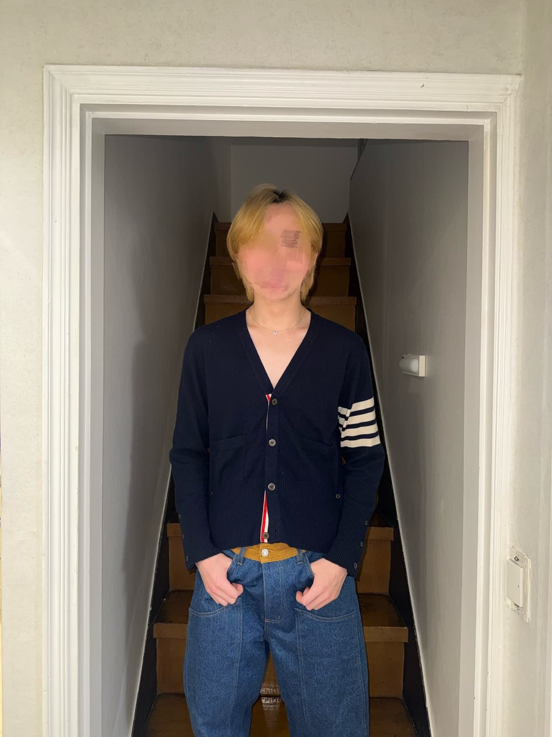 톰브라운 캐시미어 가디건 상품이미지1