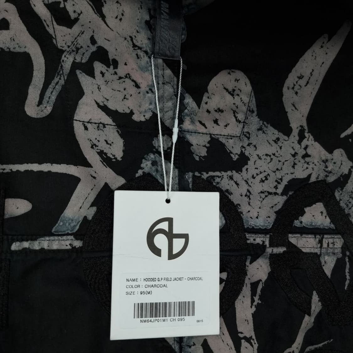 [노메뉴얼] (새상품) 후디드 G.P 필드 야상 자켓 챠콜 M20103 상품이미지9