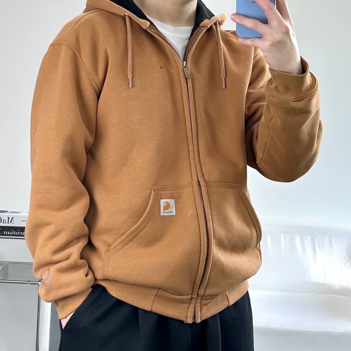 칼하트 써멀 후드집업 S 상품이미지1