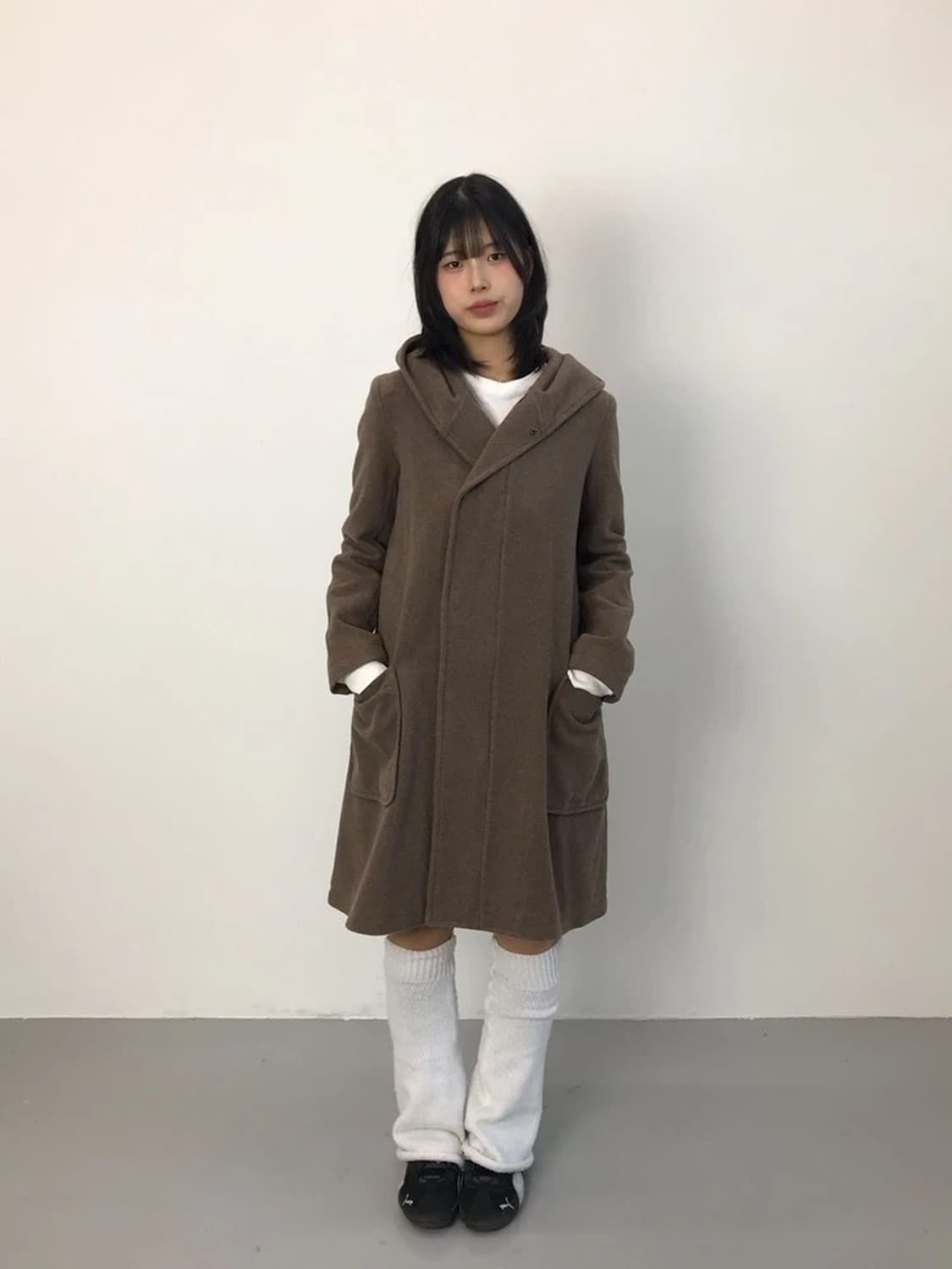 ZUCCA Wool Hooded Coat 상품이미지2