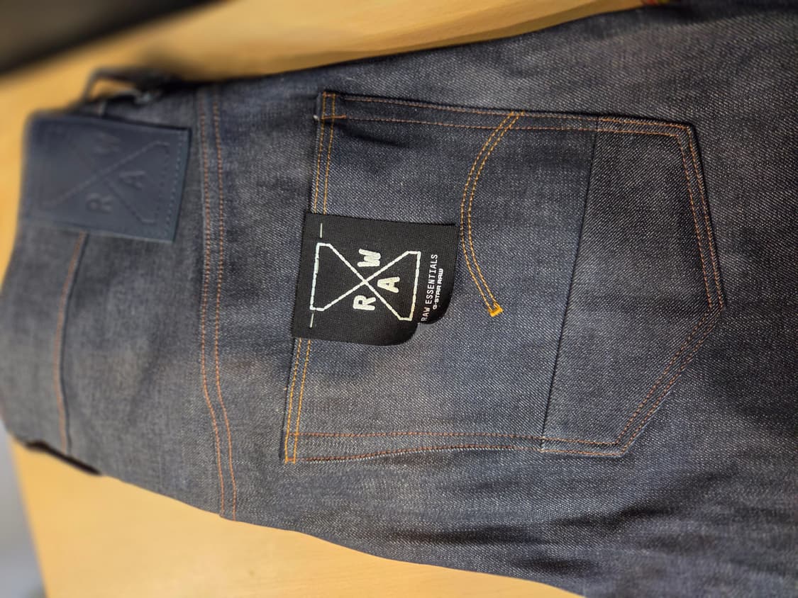 G-Star RAW 다크 데님 롤업 청바지(W33/L34) 상품이미지4