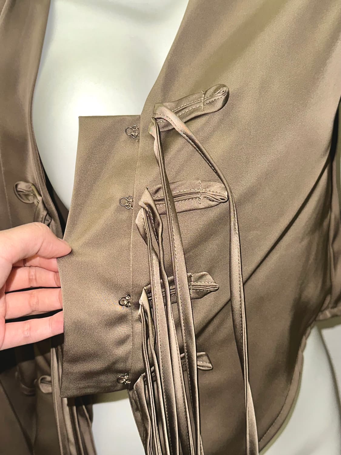 빈티지 베이지브라운 자켓 상품이미지4