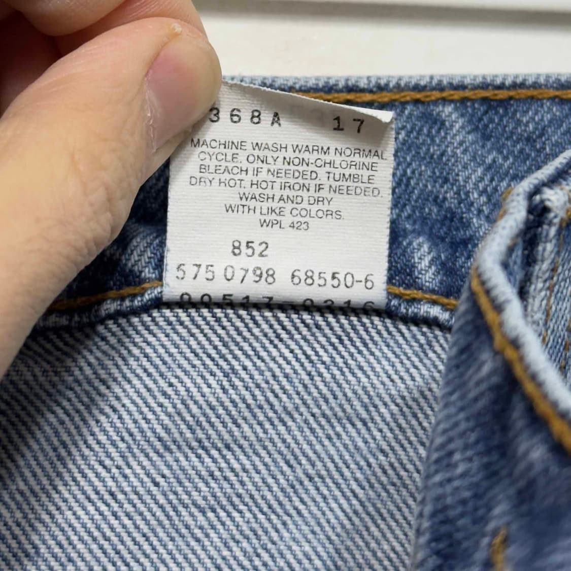 90s 리바이스 517 데님팬츠 W36 L32 상품이미지7